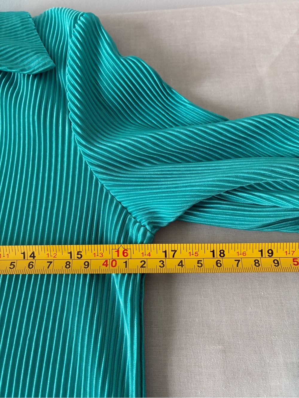 NWT RO&DE Women's Turquoise Ribbed V-Neck Long Matching Set - Picture 14 of 15